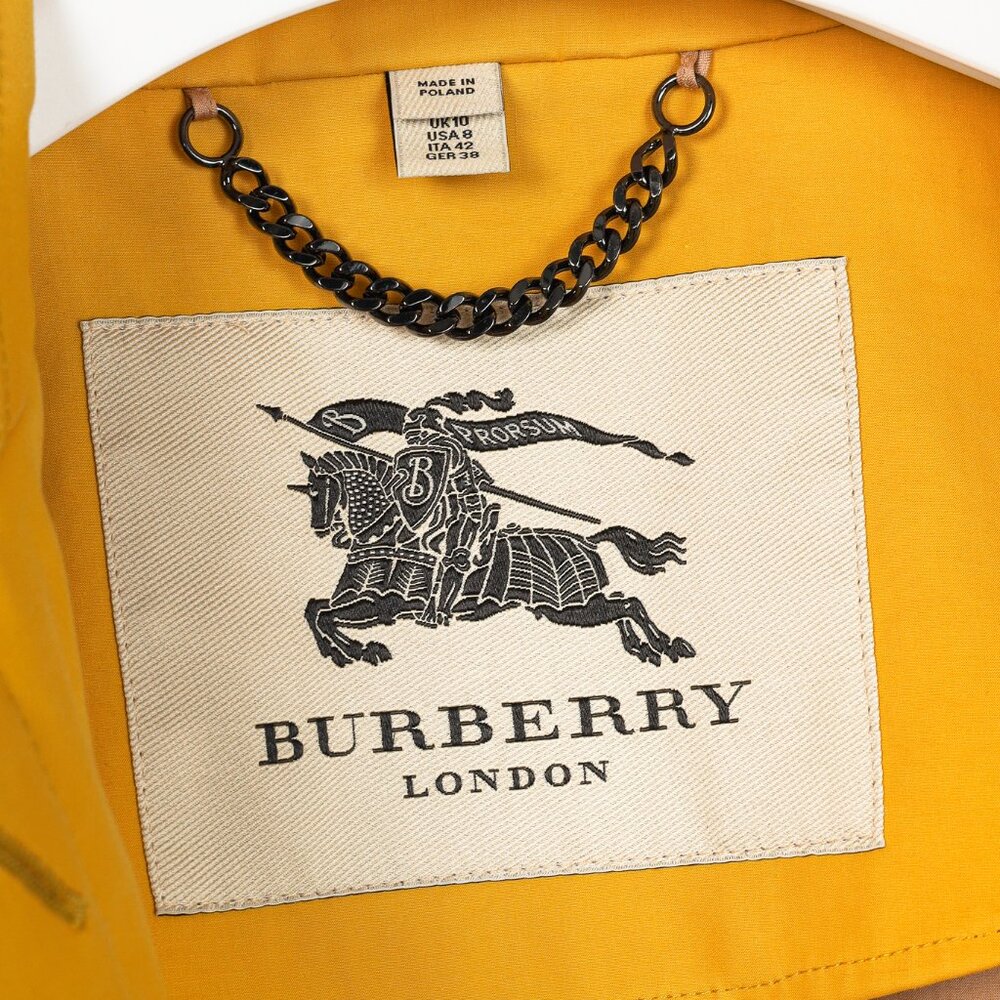 Burberry Dandelion Mid-Length Bonded Cotton Trench Coat - Picture 10 of 14